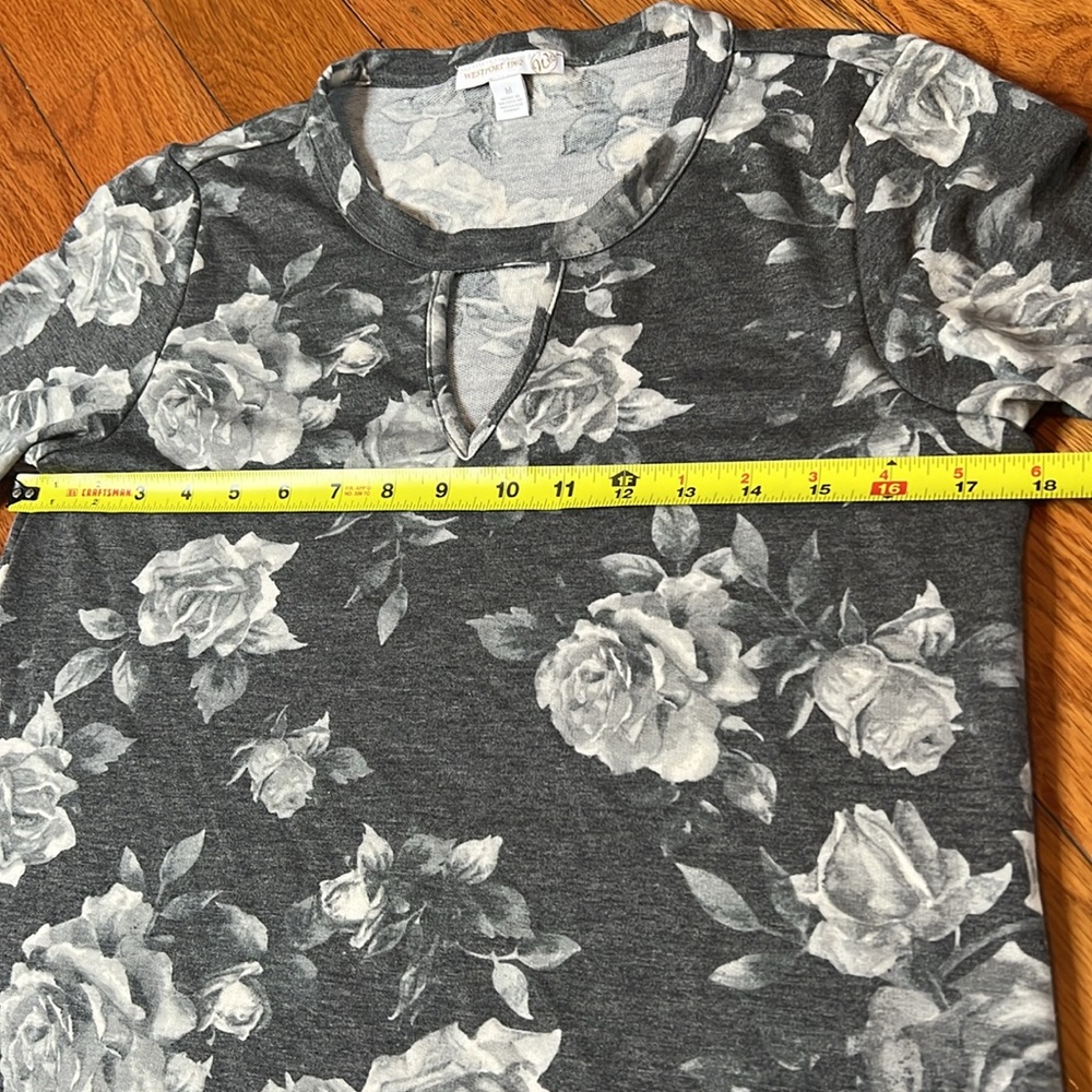 NWT GRAY ROSE DRESS - Picture 10 of 11